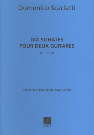 10 Sonates Vol.2 (Caceres) 2 Guitares