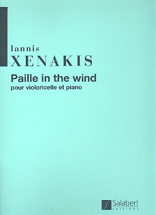 Paille In The Wind Pour Violoncelle Et Piano