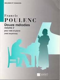 12 Melodies Vol.1 Voix Elevee/Piano (POULENC FRANCIS)