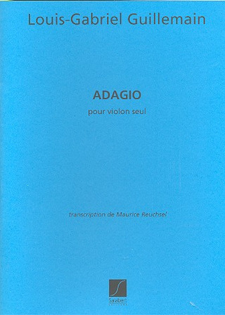 Adagio Violon Seul (GUILLEMAIN LOUIS-GABRIEL)