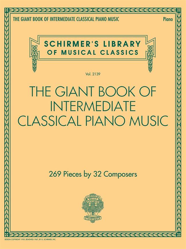 Giant Book Of Intermediate Classical Piano Music