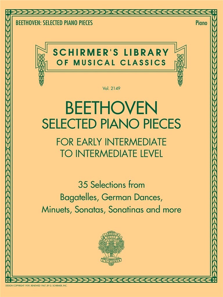 Selected Piano Pieces: Early Intermediate to Intermediate level