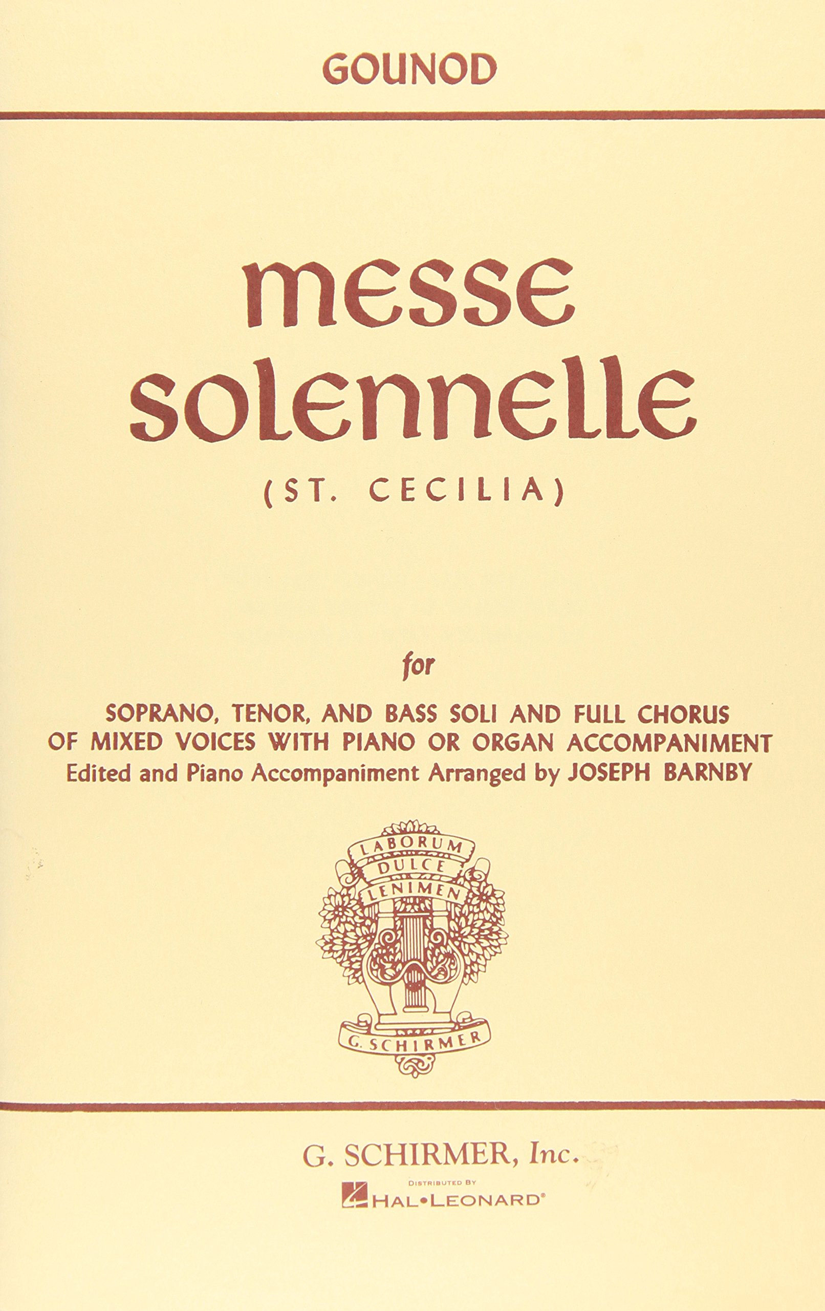 Messe Solennelle (St. Cecilia) (GOUNOD CHARLES)