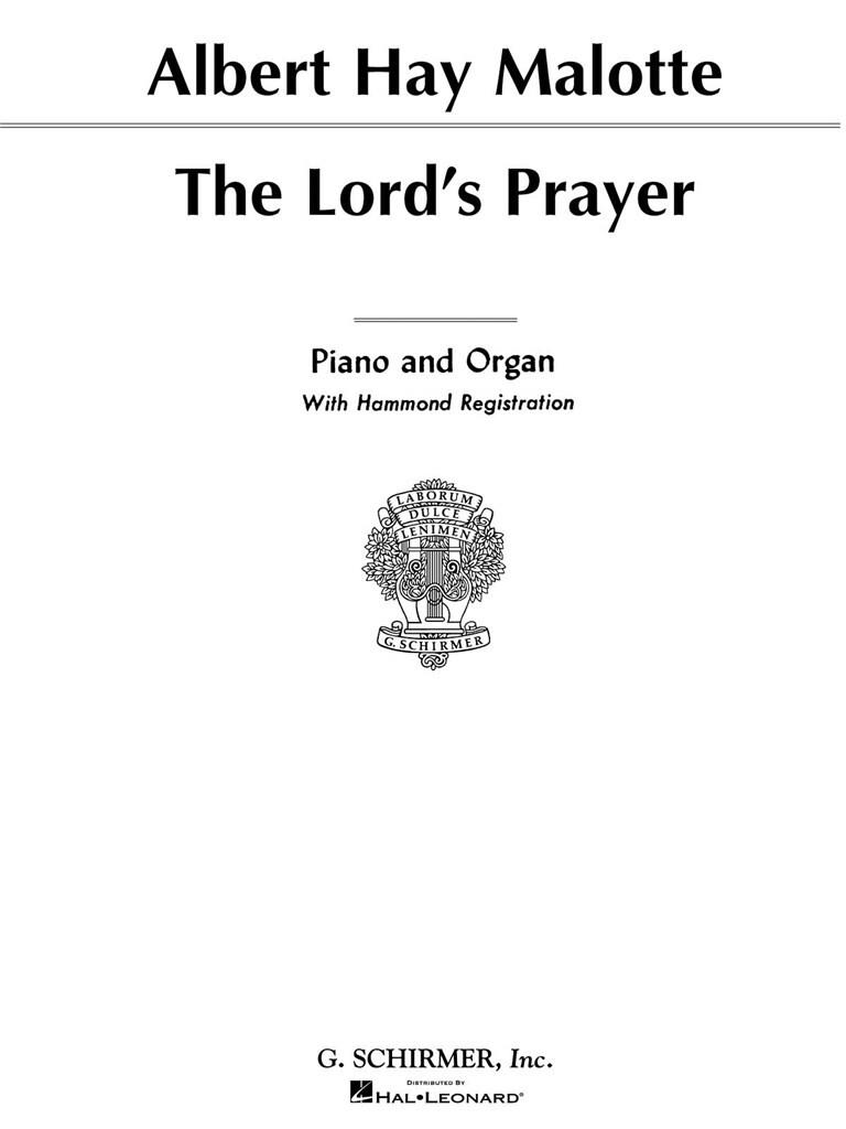 Lord's Prayer (MALOTTE ALBERT HAY)