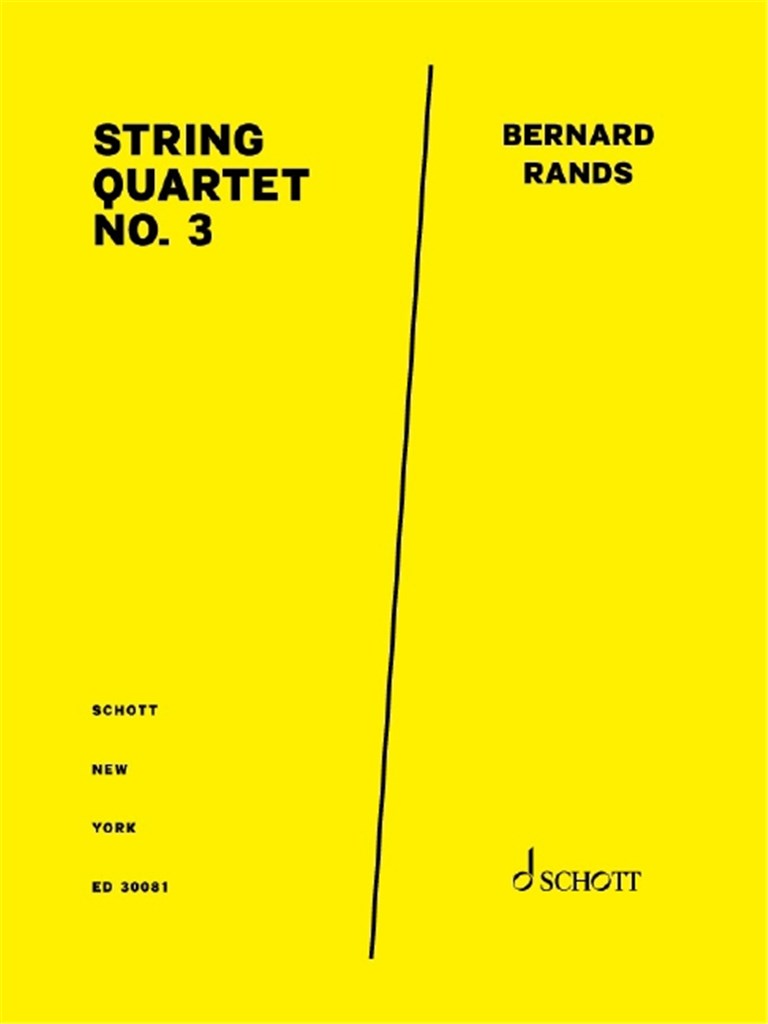 String Quartet No. 3 (RANDS BERNARD)