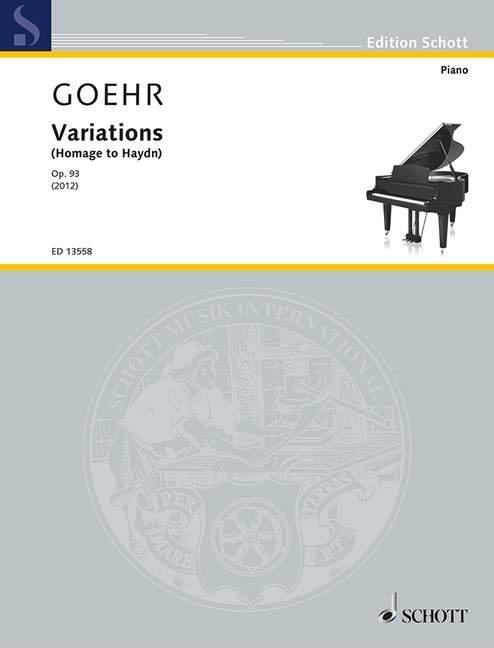 Variations op. 93 (GOEHR ALEXANDER)