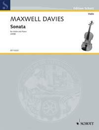 Sonata for Violin and Piano (DAVIES PETER MAXWELL)