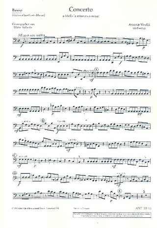Concerto A Minor Rv 461/Pv 42 (VIVALDI ANTONIO)