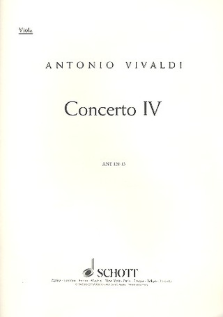 Concerto #4 G Major Op. 10/4 Rv 435/Pv 104 (VIVALDI ANTONIO)