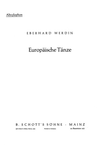 European Dance (WERDIN EBERHARD)