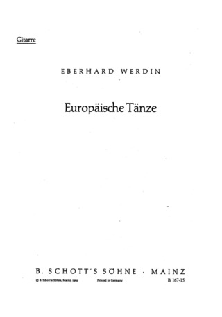 European Dance (WERDIN EBERHARD)