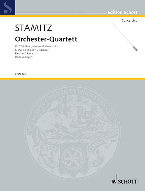 Orchestra-Quartet - C Major (STAMITZ CARL)