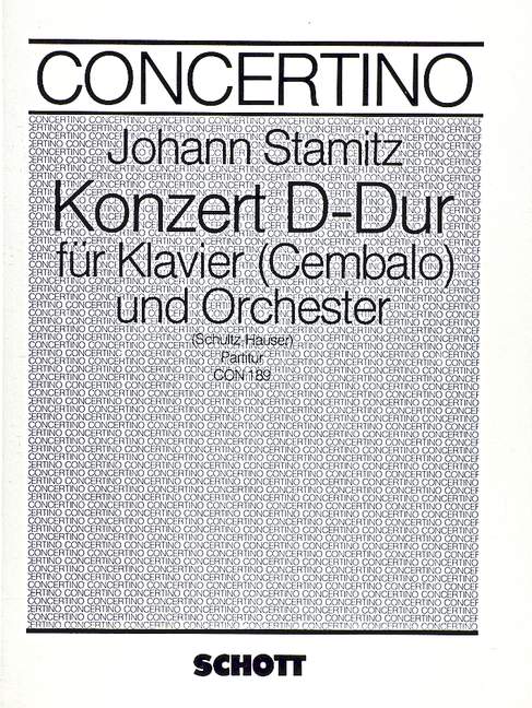 Concerto D Major Op. 10/1 (STAMITZ JOHANN WENZEL)