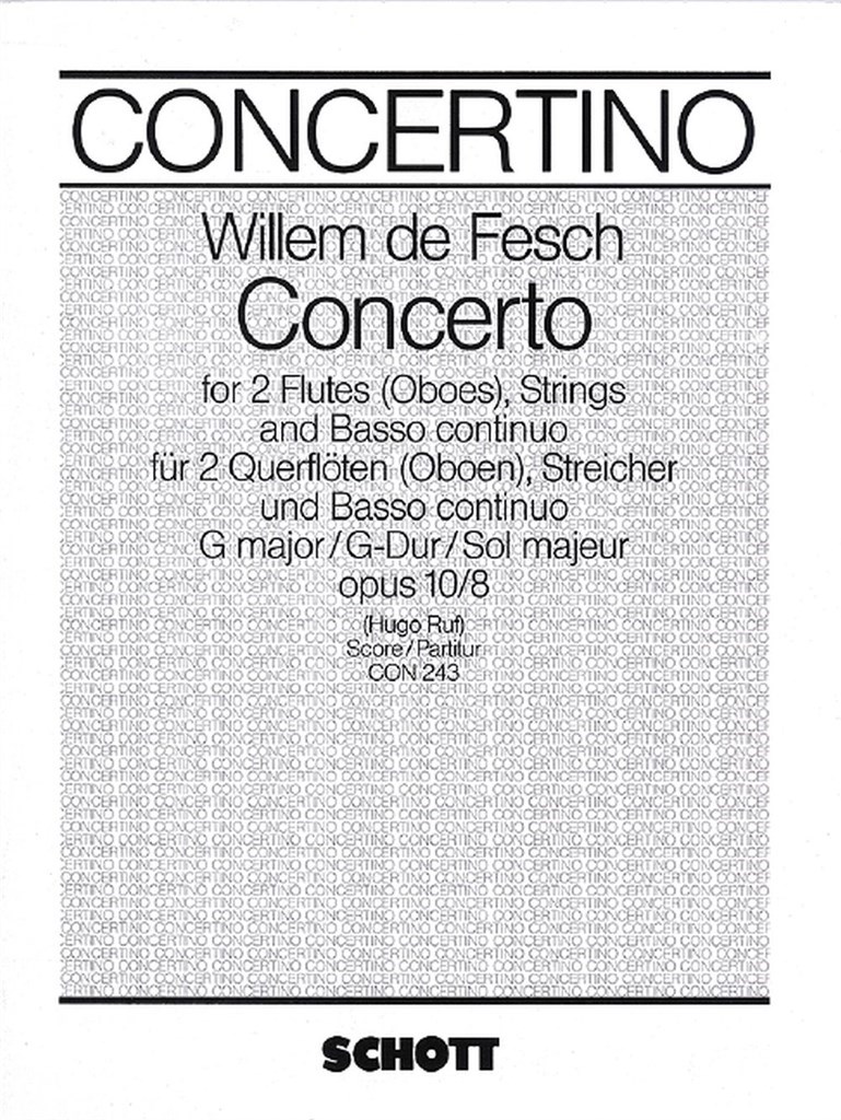 Concerto D Major Op. 1