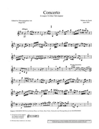 Concerto G Major Op. 10/8
