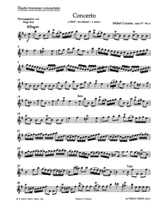 Concerto E Minor Op. 4/6