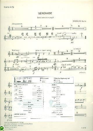 Sérénade Op. 65