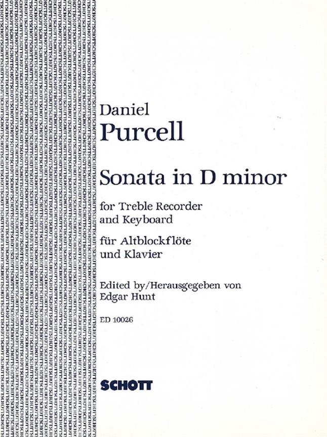 Sonata In D Minor (PURCELL DANIEL)