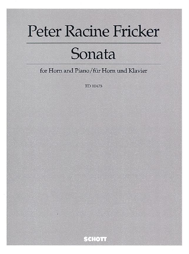 Sonata For Horn And Piano Op. 24