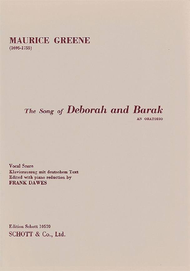 Song Of Deborah/Barak Vocsc