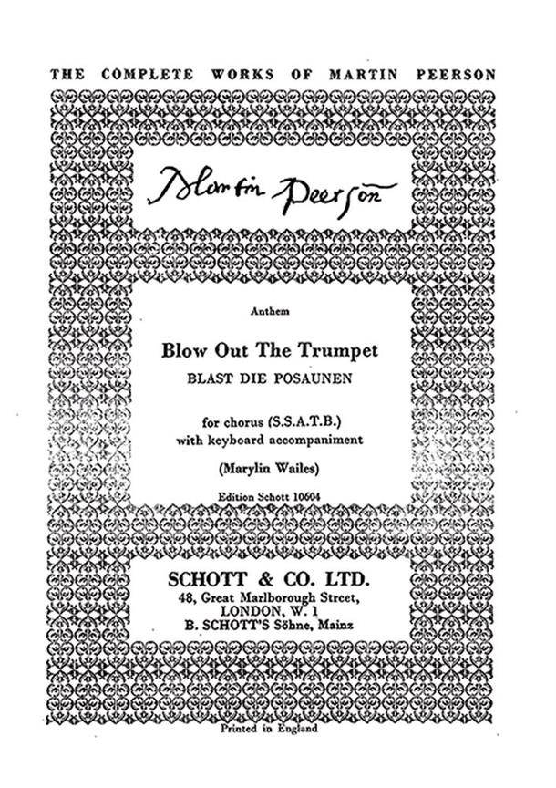 Blow Out The Trumpet (PEERSON MARTIN)