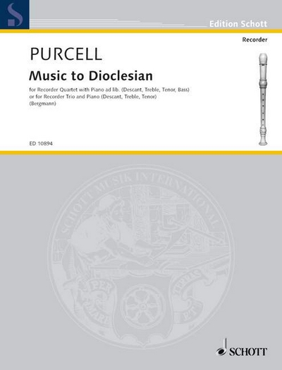 Music To Dioclesian (PURCELL HENRY)