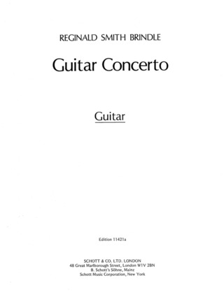 Guitar Concerto (SMITH BRINDLE REGINALD)