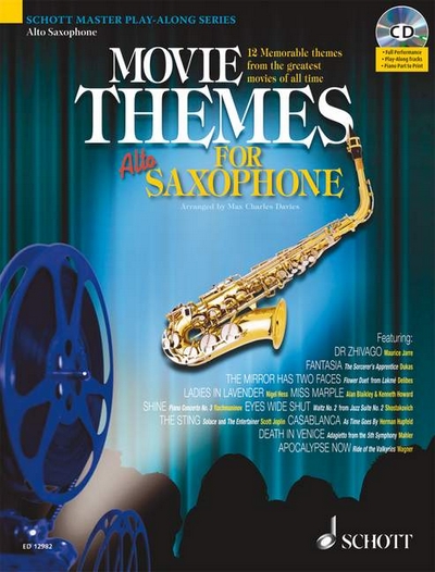 Movie Themes For Alto Saxophone