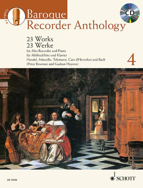 Baroque Recorder Anthology Vol.4 + Cd (BOWMAN PETER / HEYENS GUDRUN)