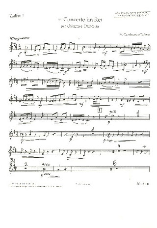 1. Concerto In D Op. 99