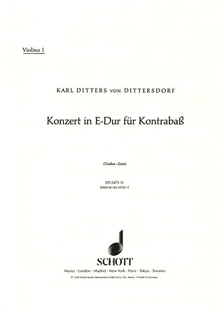 Concerto E Major Krebs 172