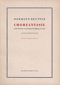 Chorfantasie Op. 52 (REUTTER HERMANN)