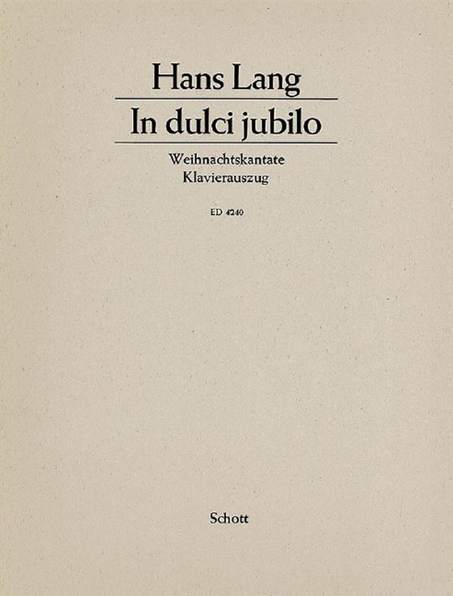 In Dulci Jubilo Op. 51