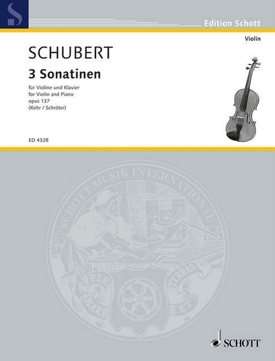 3 Sonatinen Op. 137/1-3 (SCHUBERT FRANZ)