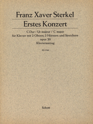 First Concerto C Major Op. 20 (STERKEL JOHANN FRANZ XAVER)