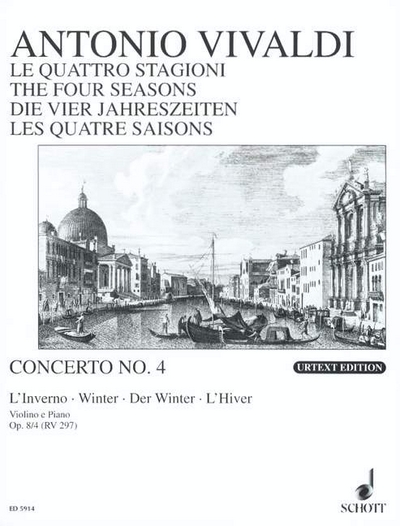 The Four Seasons Op. 8/4 Rv 297 / Pv 442 (Les quatre saisons) (VIVALDI ANTONIO)