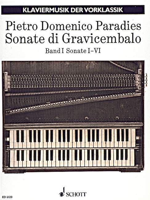 Sonata For Harpsichord Band 1 (PARADISI PIETRO DOMENICO)