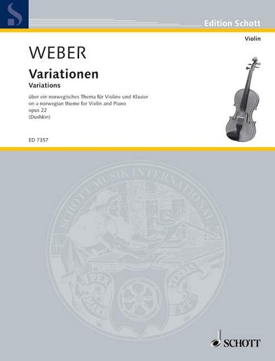 Variations On A Norwegian Theme Op. 22 (WEBER CARL MARIA VON)