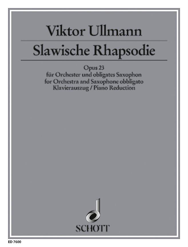 Slavonic Rhapsody Op. 23