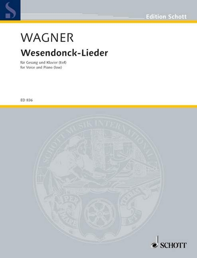 Wesendonck-Lieder Wwv 91A (WAGNER RICHARD / HENZE HANS WERNER)