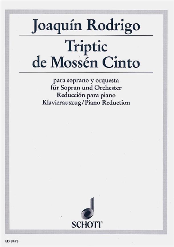 Tríptic De Mossén Cinto (RODRIGO JOAQUIN)