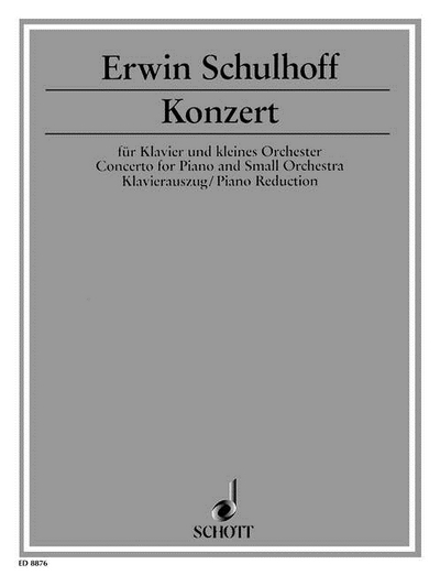 Concerto Op. 43 (SCHULHOFF ERWIN)