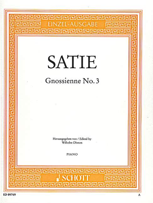 Gnossienne #3 (SATIE ERIK)