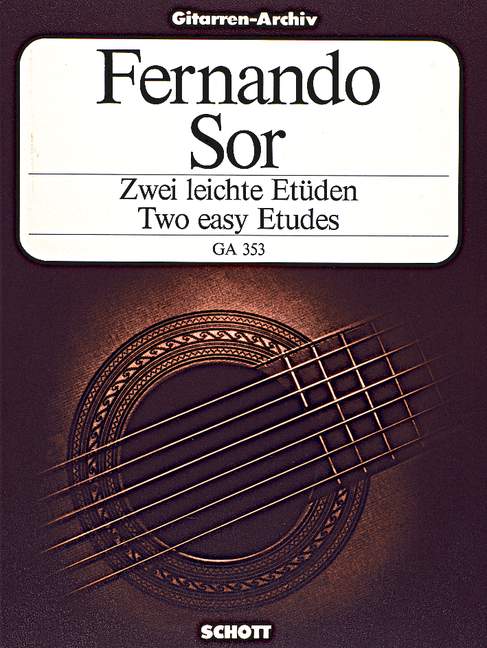 2 Easy Etudes Aus Op. 31 Und Op. 35 (SOR FERNANDO)