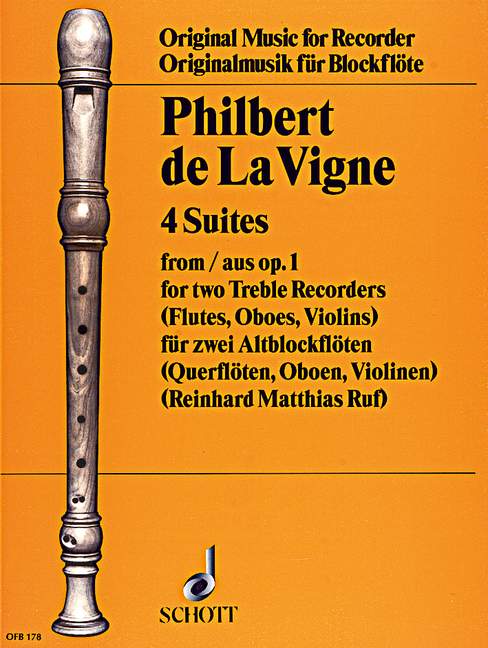 4 Suites Op. 1 (VIGNE PHILBERT DE LA)