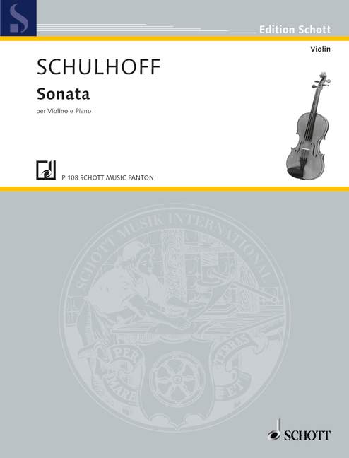 Sonata Op. 7 (SCHULHOFF ERWIN)