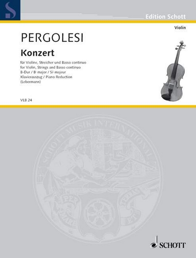 Concerto Bb Major (PERGOLESI GIOVANNI BATTISTA)