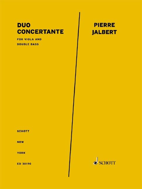 Duo Concertante (JALBERT PIERRE)