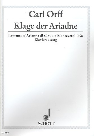Klage der Ariadne (MONTEVERDI CLAUDIO / ORFF CARL)