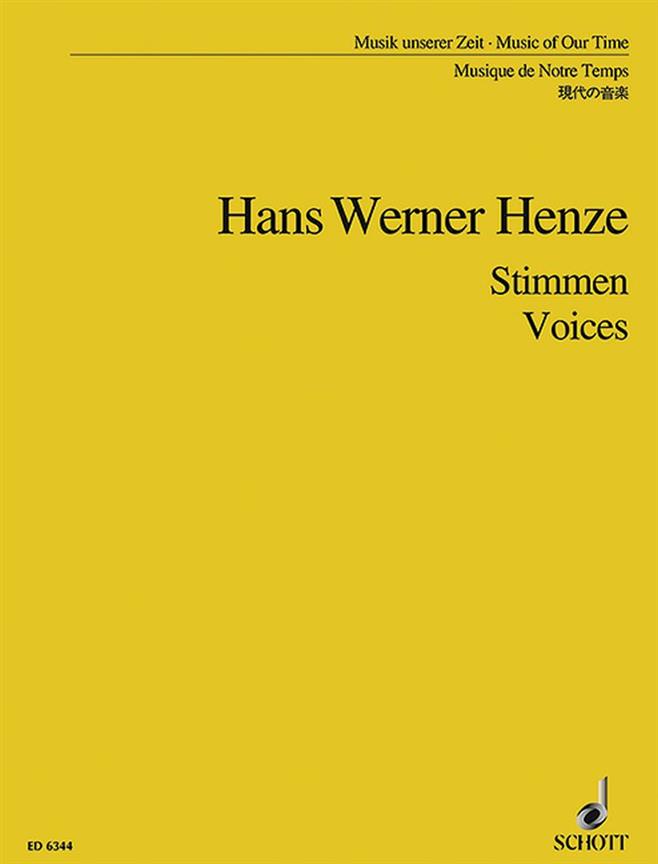 Voices - Stimmen (HENZE HANS WERNER)